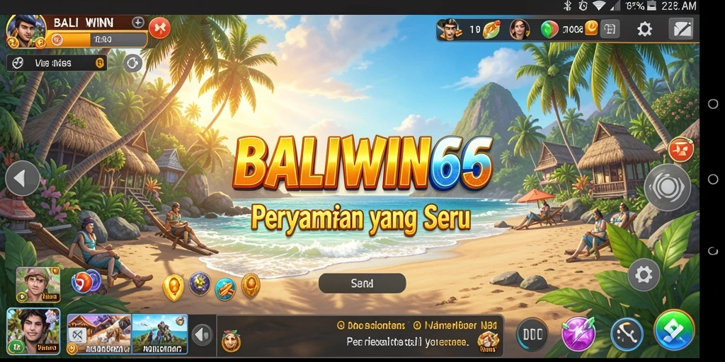 Tangkapan layar BALIWIN66 menunjukkan gameplay seru dan interaktif.