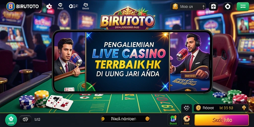 Tampilan gameplay Live Casino di BIRUTOTO yang menarik dan interaktif.