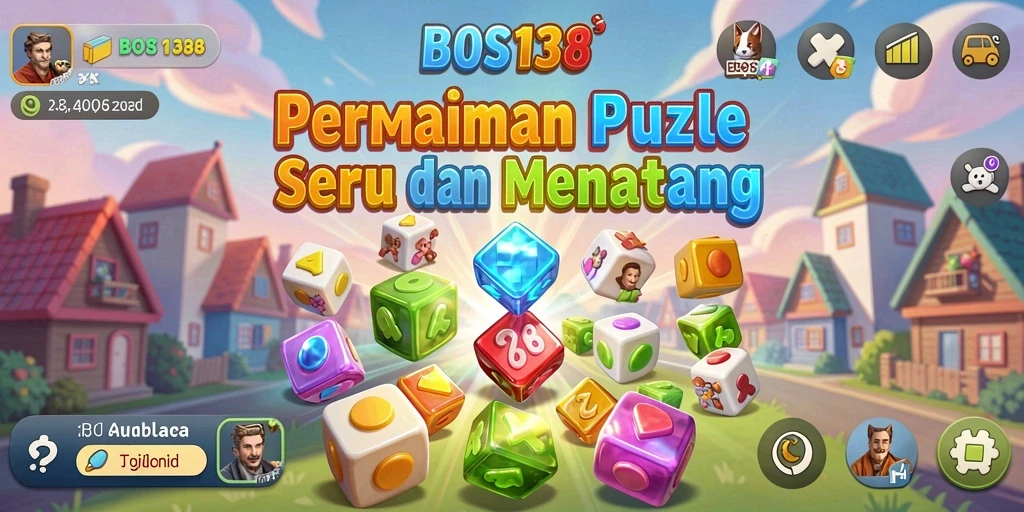 Tampilan gameplay menarik dari BOS138 dengan puzzle yang menantang.