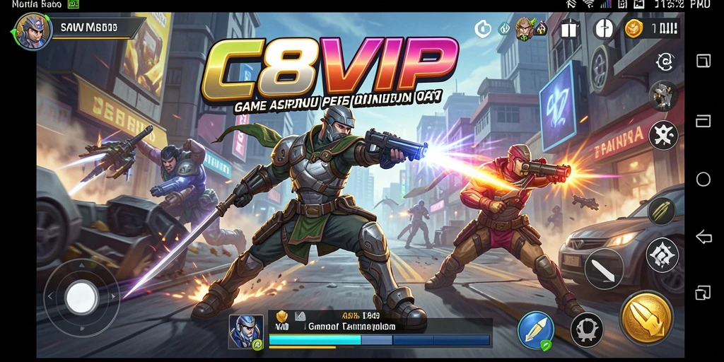 Screenshot menarik dari gameplay aksi C8VIP yang seru.