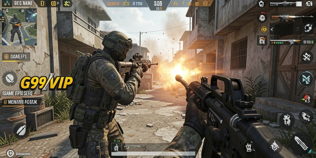 Tangkapan layar dari gameplay G9VIP yang menegangkan dan realistis.
