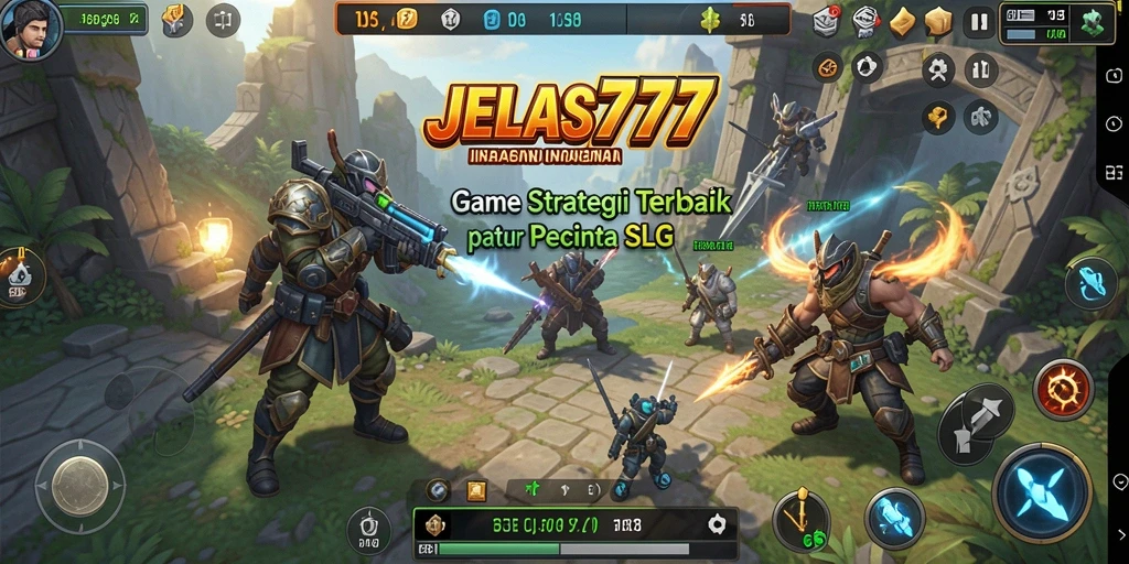 Tampilan gameplay JELAS777 yang mendebarkan dan strategis.