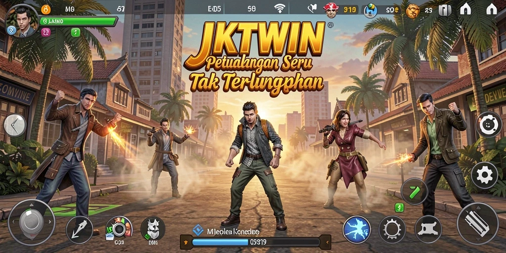 Screenshot gameplay JKTWIN yang menampilkan petualangan seru.