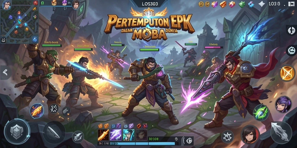 Tampilan gameplay menarik dan mendebarkan di LOS303.