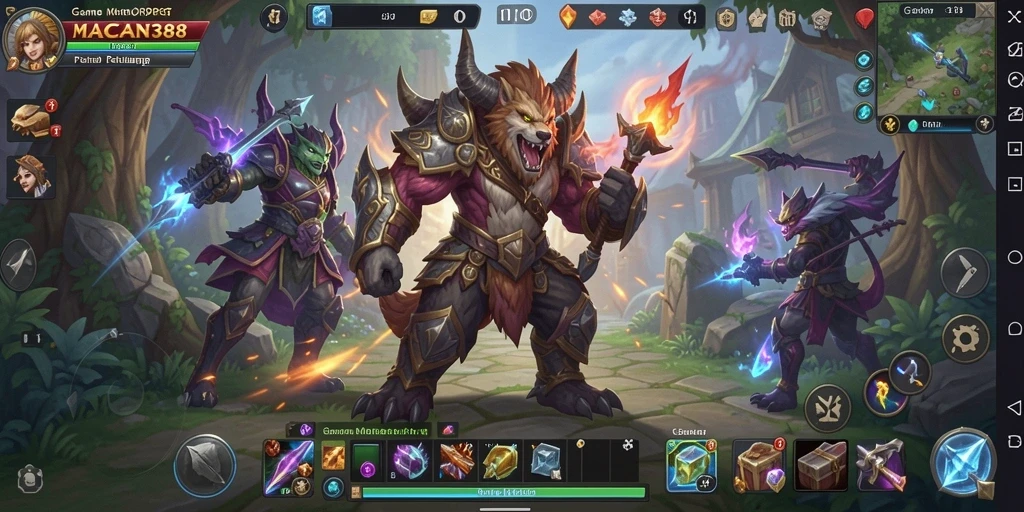 Tampilan gameplay seru dan penuh aksi di dunia <strong>MACAN388</strong>.