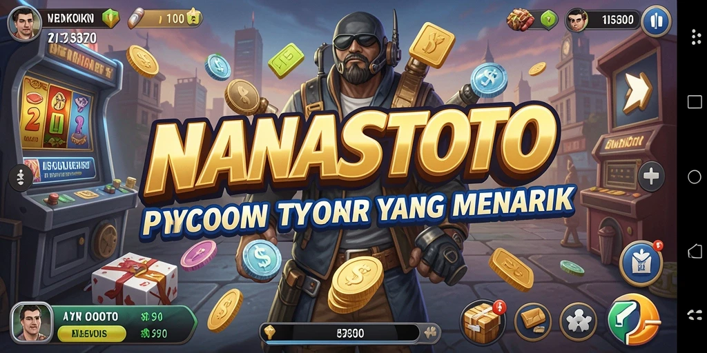 Tampilan gameplay menarik dari NANASTOTO yang menggambarkan strategi Tycoon.