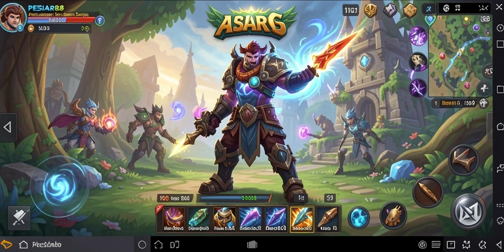 Tampilan gameplay seru dalam PESIAR88 yang menampilkan pertarungan epik.