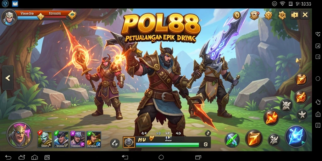 Tampilan gameplay menakjubkan dari POL88 yang penuh aksi.