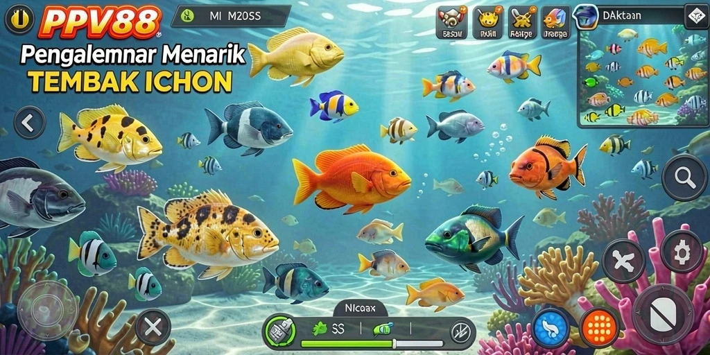 Tangkapan layar gameplay PPV88 dengan aksi seru Tembak Ikan.