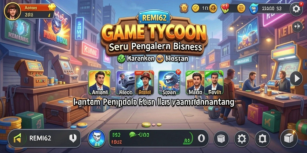 Tampilan menarik gameplay Tycoon di dalam REMI62.