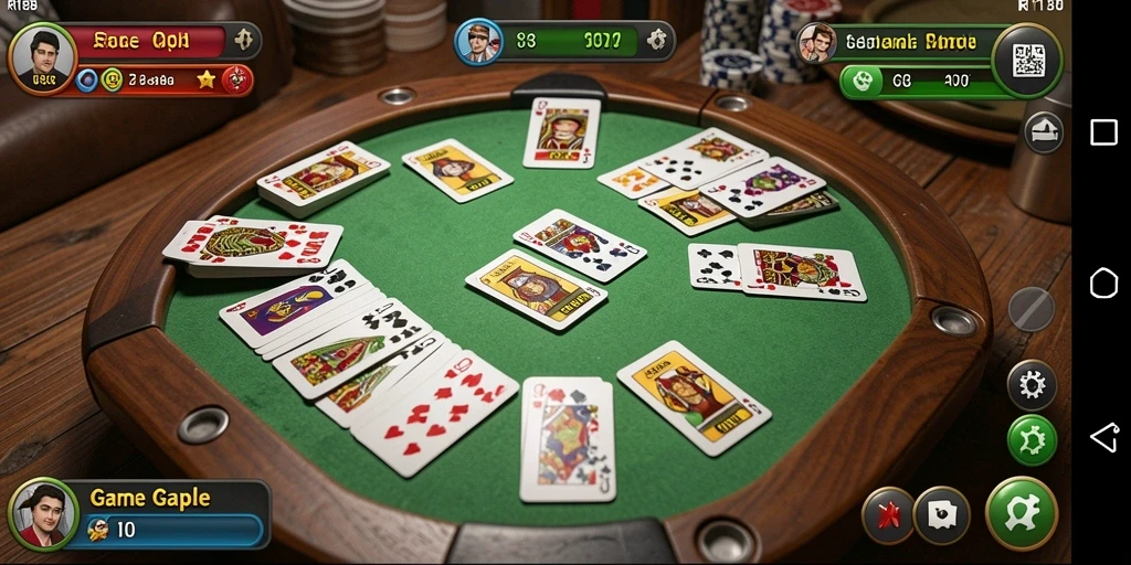 Tangkapan layar gameplay Gaple RI188 yang seru dan interaktif.