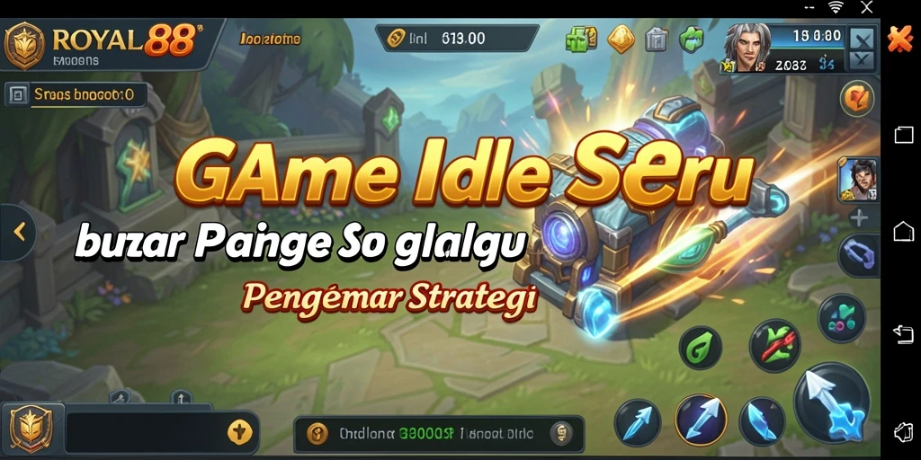 Tampilan gameplay menarik dari ROYAL88 yang menampilkan strategi dan kemajuan.