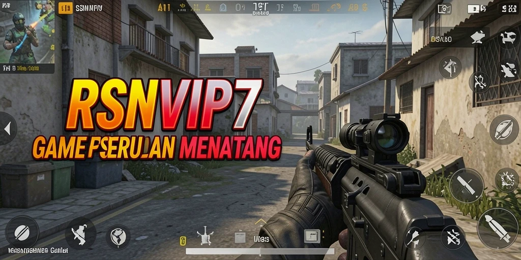Tangkapan layar gameplay RSNVIP7 menampilkan momen menegangkan dalam aksi FPS.