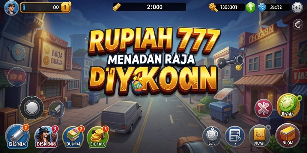 Screenshot gameplay RUPIAH777 yang menunjukkan aktivitas bisnis Tycoon.