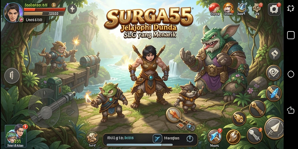 Tampilan menarik dari gameplay SLG SURGA55 yang penuh tantangan.
