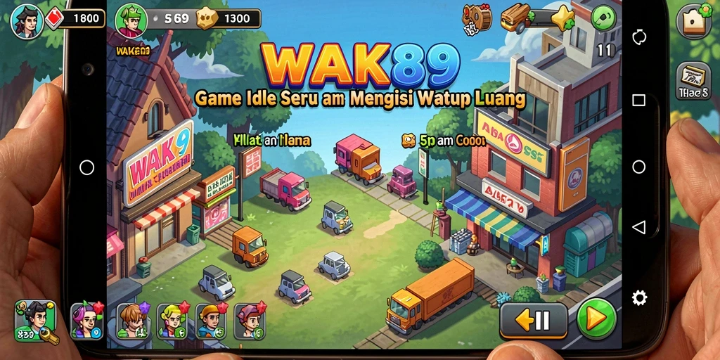 Screenshot utama WAK89 menampilkan momen gameplay yang menegangkan dan seru.
